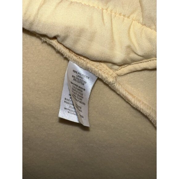 Joie Pale Yellow Fleece Button Up Shacket Size XS Pockets Oversize Jacket S - Picture 9 of 13